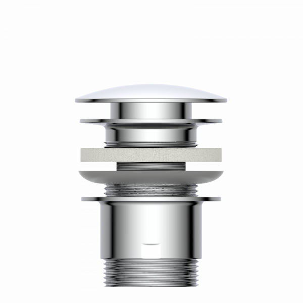 Ablaufventil DAV-1WK, Chrom,1 1/4\" x 65 mm"