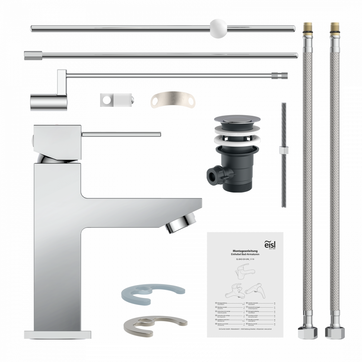 Waschtischarmatur CALVINO, Chrom