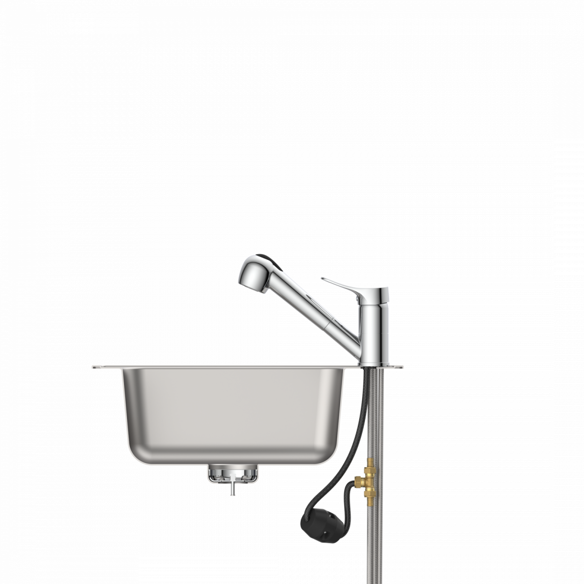 VERONA Spültischarmatur Niederdruck, Chrom