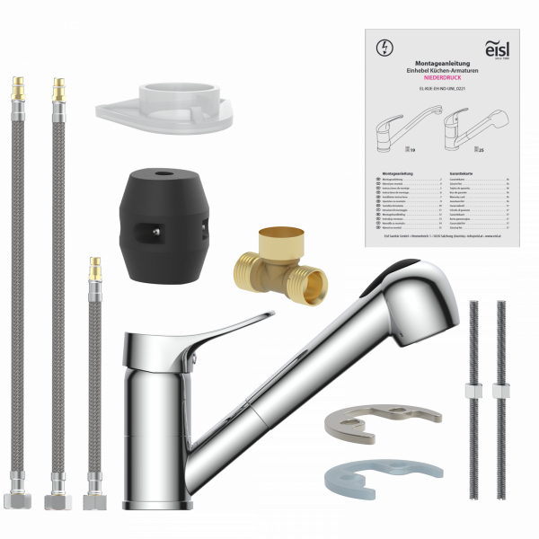 VERONA Spültischarmatur Niederdruck, Chrom