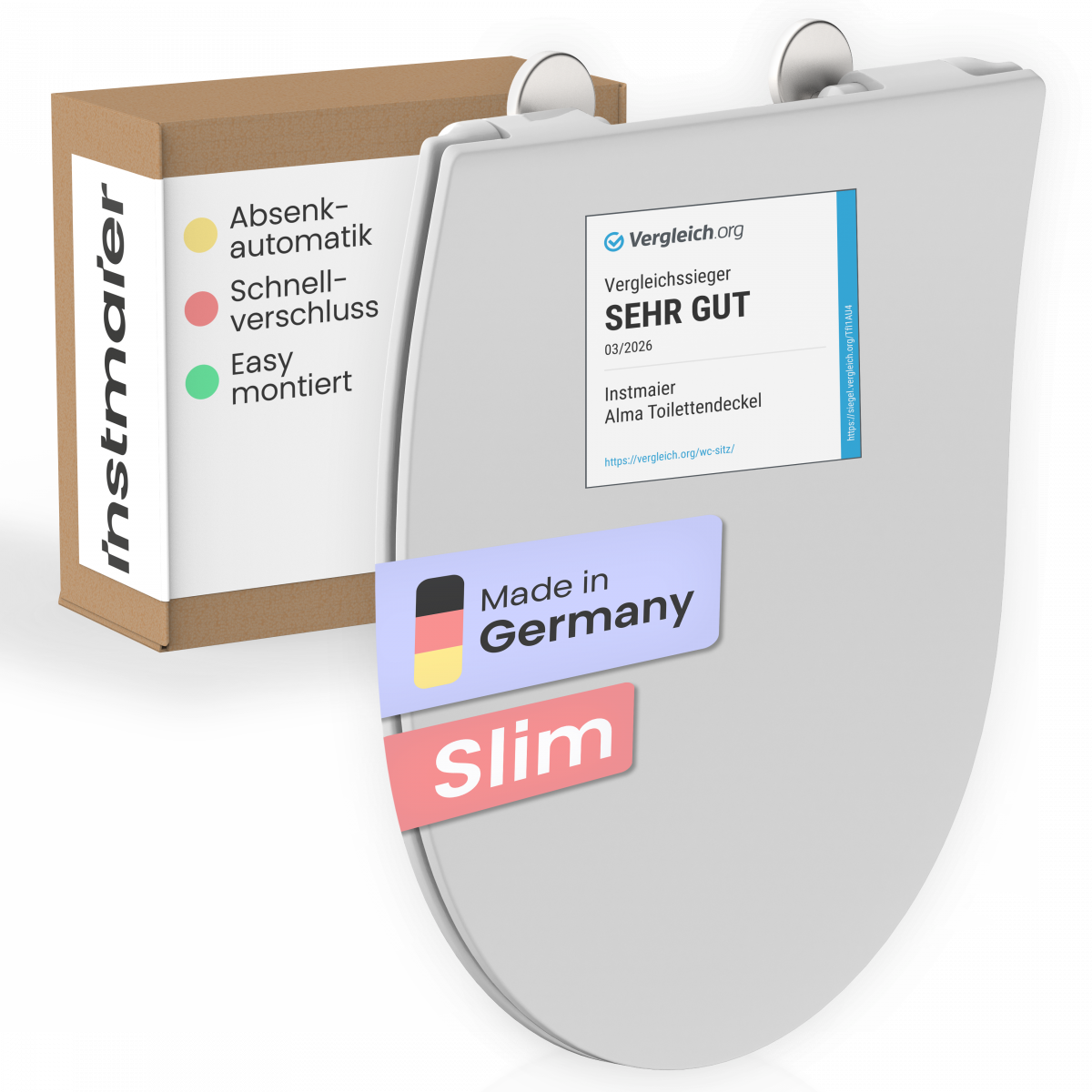 WC-Sitz Alma Slim | Absenkautomatik | instmaier