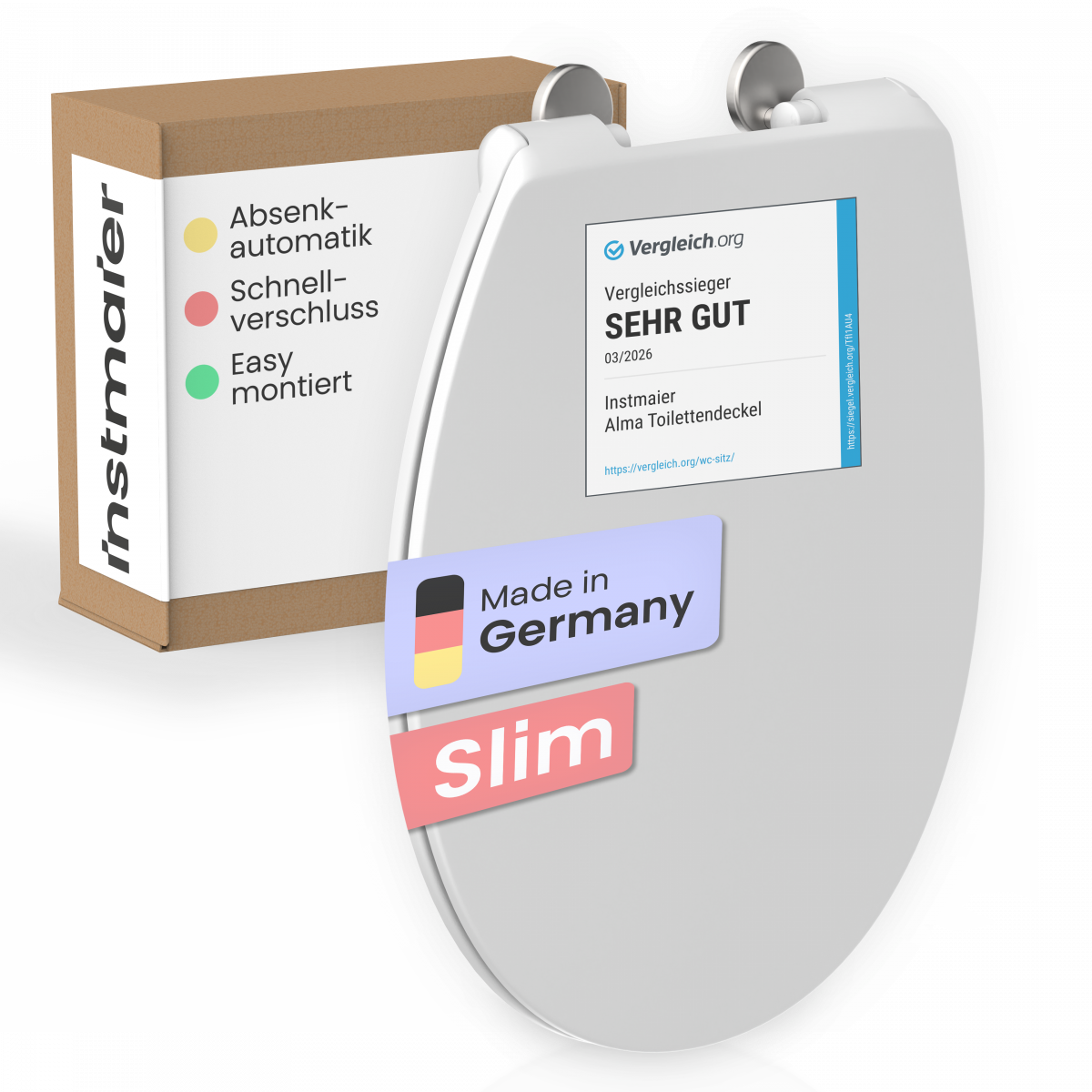 WC-Sitz Alma Slim | inkl. Absenkautomatik | instmaier