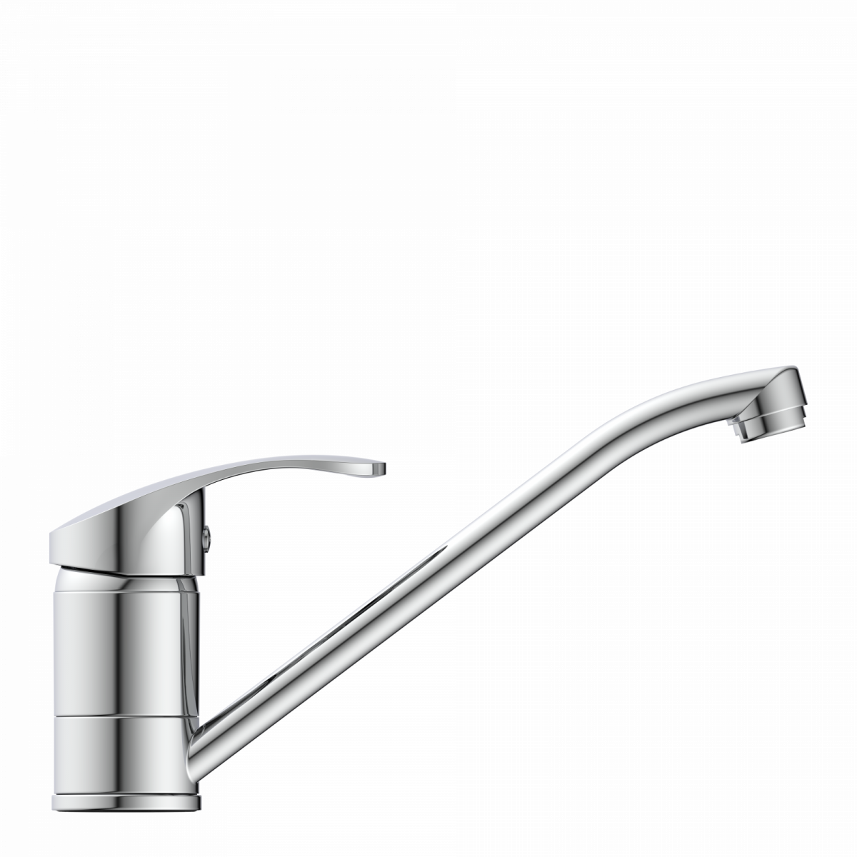 Küchenarmatur Vera, in Chrom mit schwenkbarem Auslauf, Hochdruck