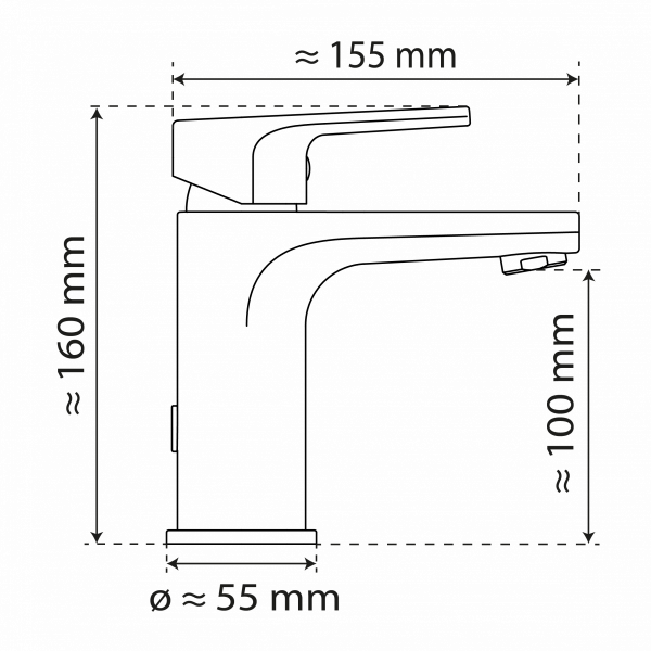 Waschtischarmatur WT 13 • Chrom • Wasserwerk