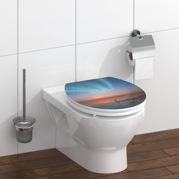 HG WC-Sitz POLAR LIGHTS • MDF • Mit Absenkautomatik • SCHÜTTE