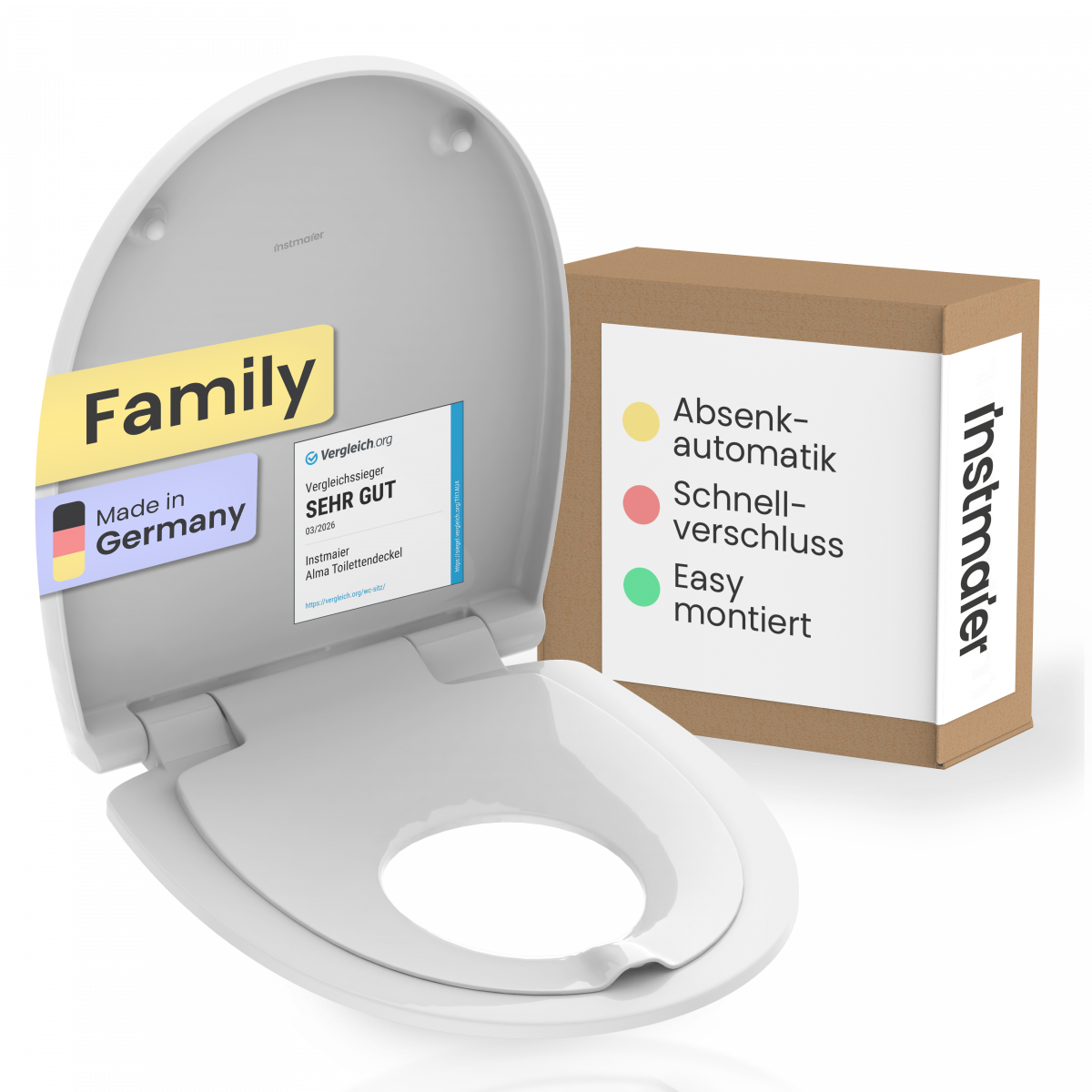 WC-Sitz Alma Family | inkl. Absenkautomatik | instmaier
