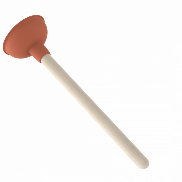 Saugglocke, Pömpel mit Holzgriff, Ø 115 mm