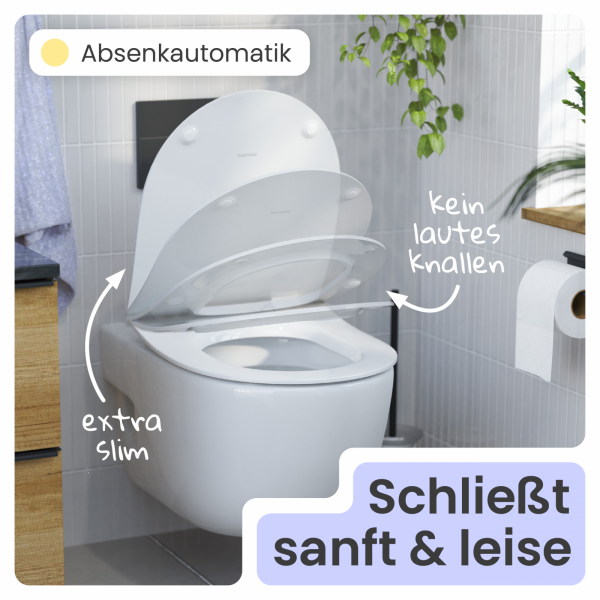 WC-Sitz Alma Slim | Absenkautomatik | instmaier