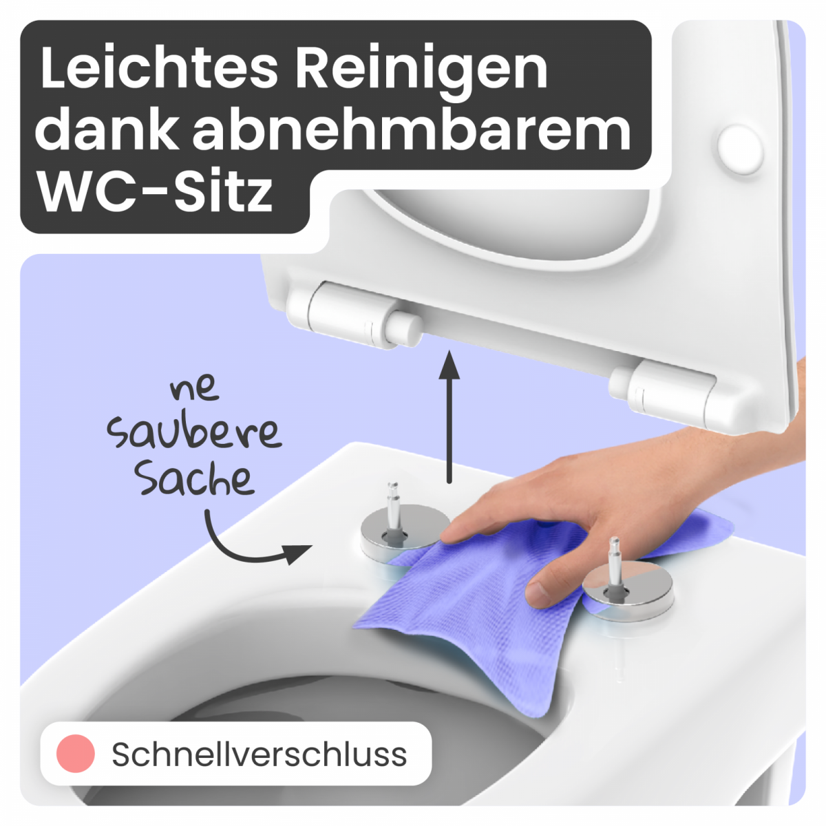 WC-Sitz Alma Slim | Absenkautomatik | instmaier