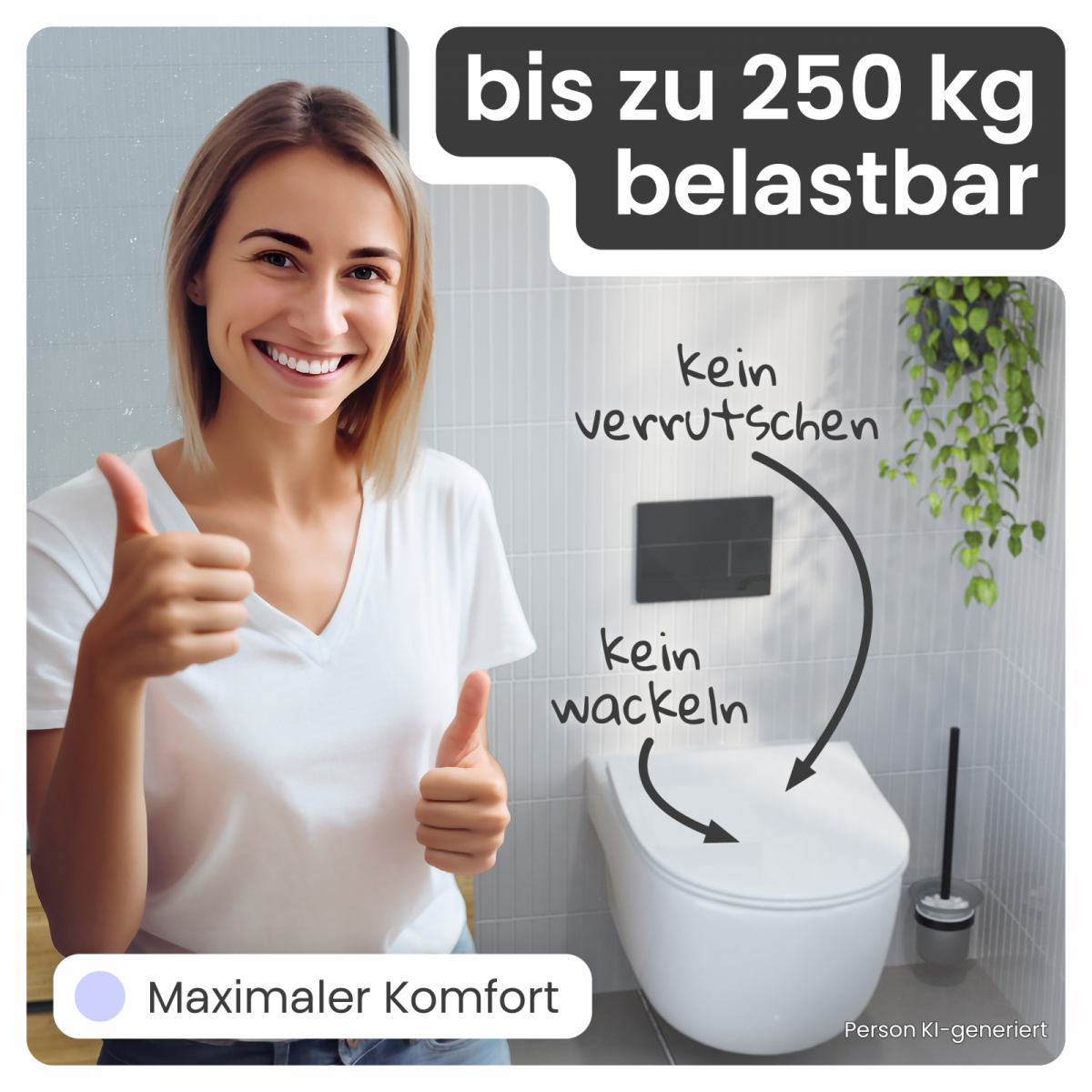 WC-Sitz Alma Slim | Absenkautomatik | instmaier