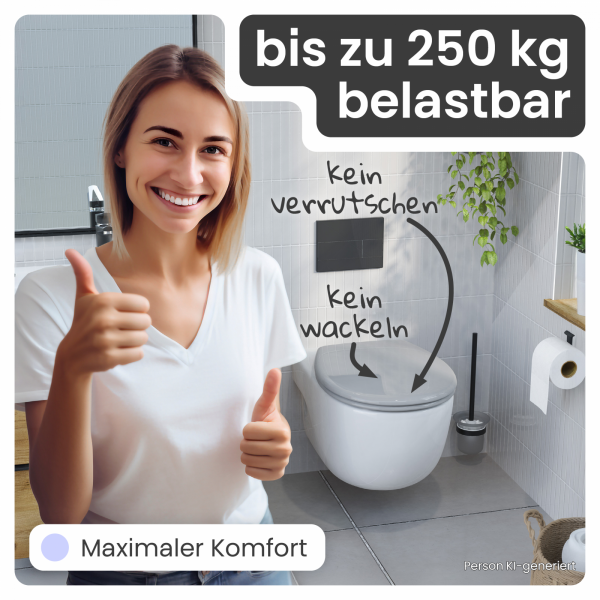 WC-Sitz Alma | Absenkautomatik & Schnellverschluss | instmaier