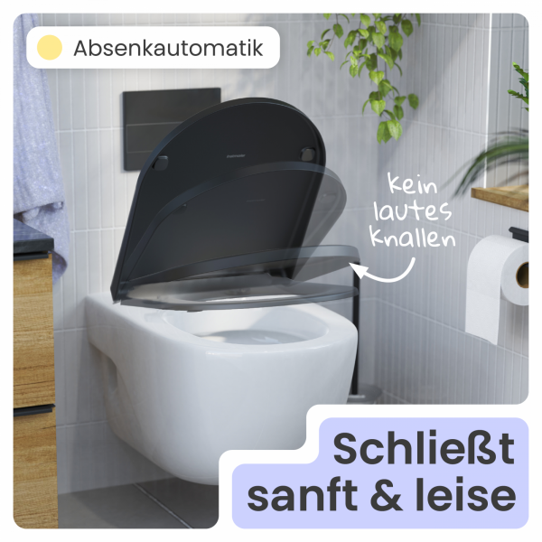 WC-Sitz Helma | Absenkautomatik & Schnellverschluss | instmaier