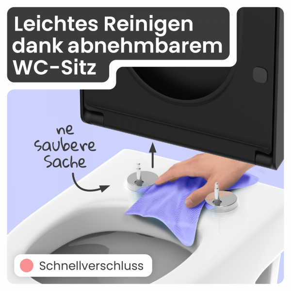 WC-Sitz Helma | Absenkautomatik & Schnellverschluss | instmaier