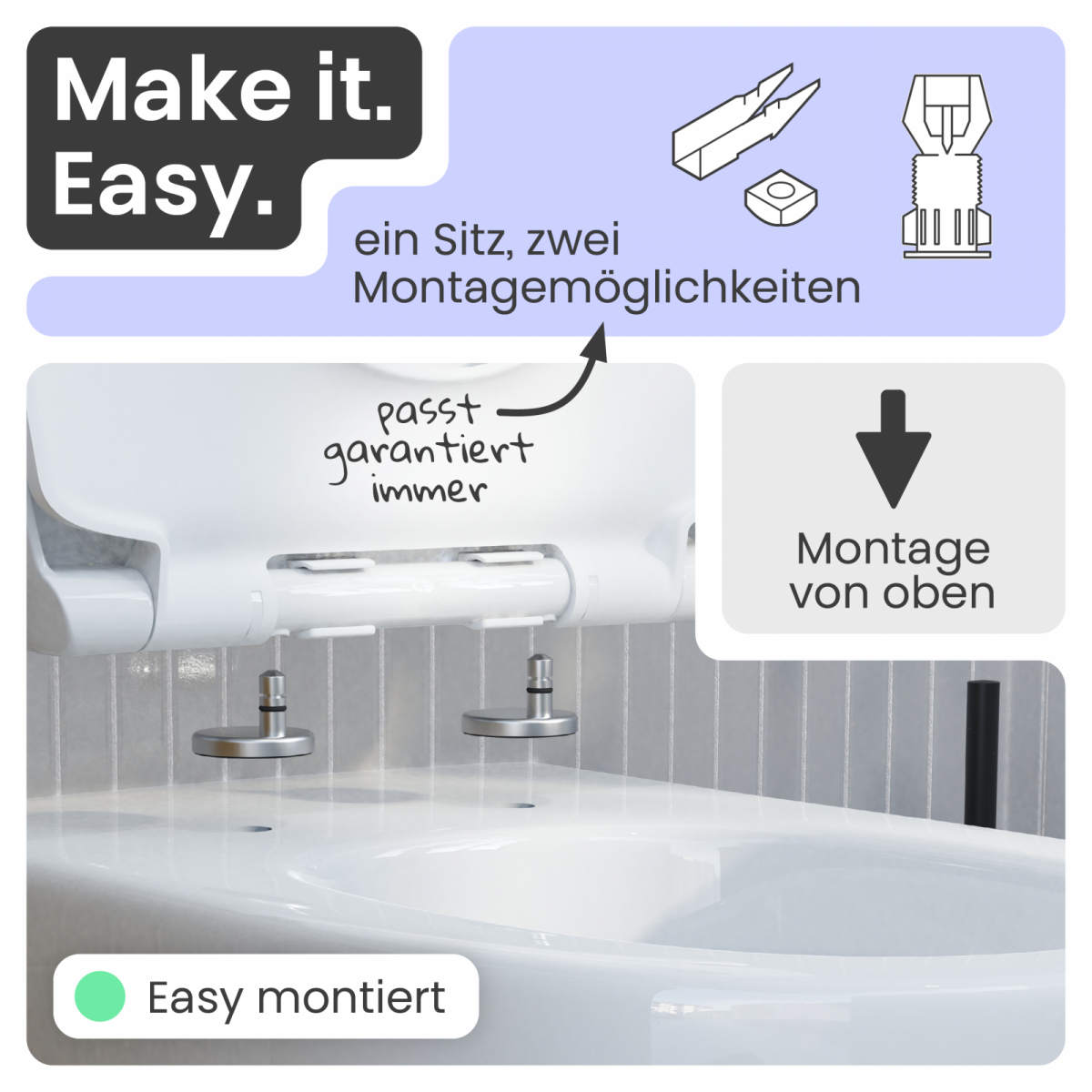 WC-Sitz Alma Family | inkl. Absenkautomatik | instmaier