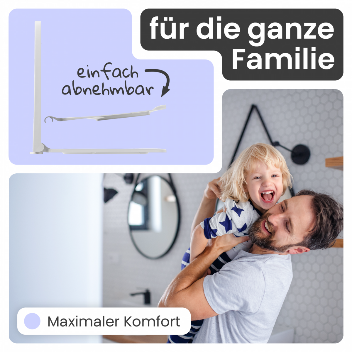 WC-Sitz Alma Family | inkl. Absenkautomatik