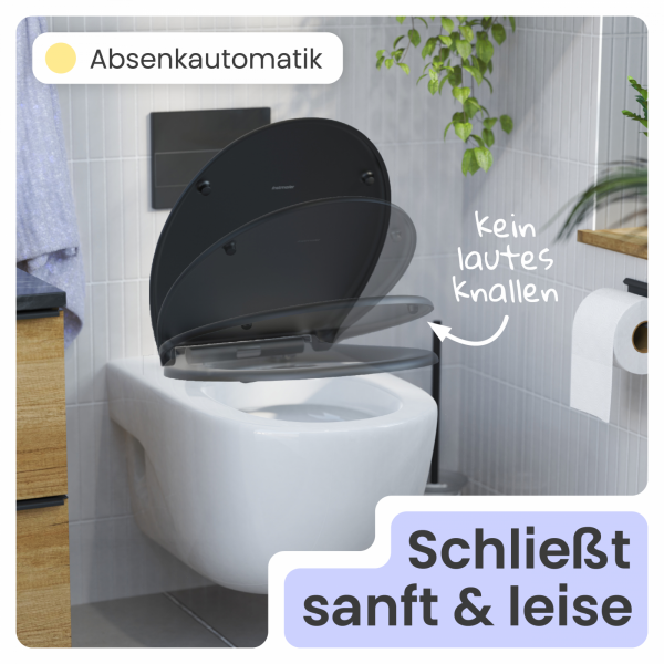 WC-Sitz Helma | Absenkautomatik & Schnellverschluss | instmaier