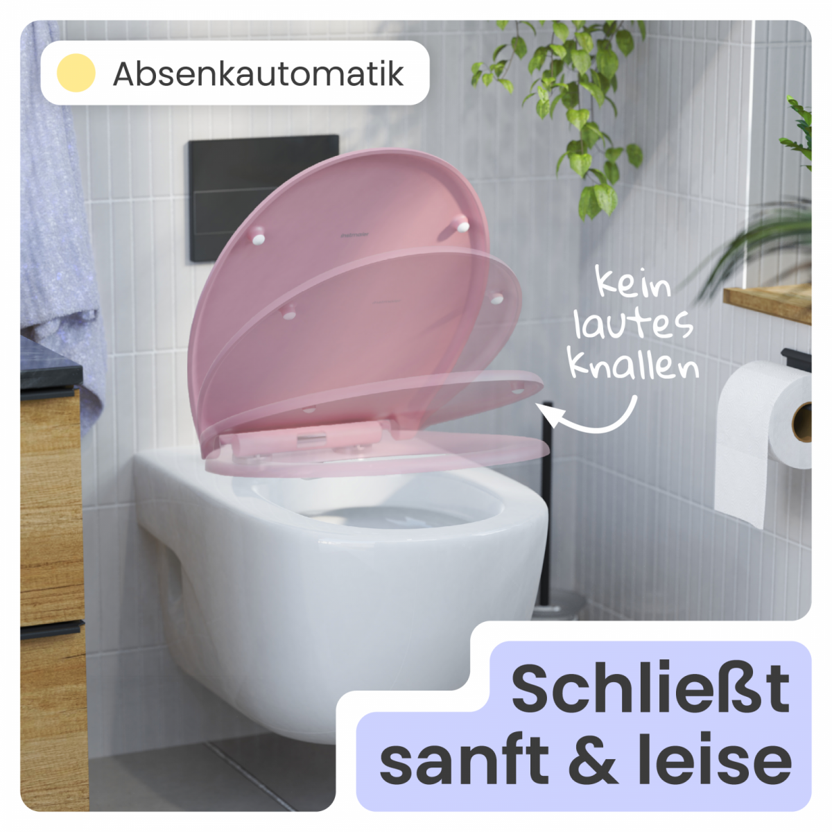 WC-Sitz Helma | Absenkautomatik & Schnellverschluss | instmaier