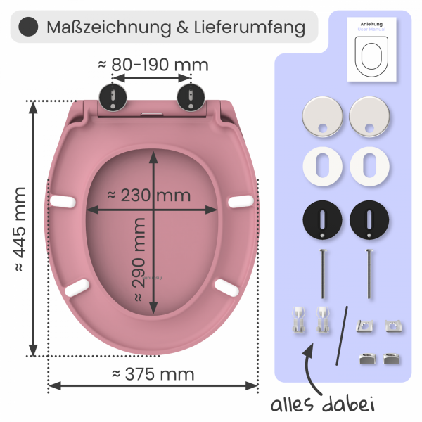 WC-Sitz Helma | Absenkautomatik & Schnellverschluss | instmaier