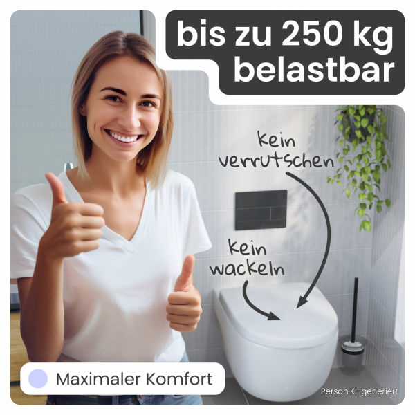 WC-Sitz Alma | Absenkautomatik & Schnellverschluss | instmaier