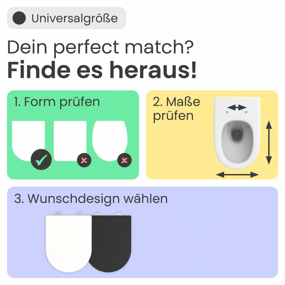 WC-Sitz Helma | Absenkautomatik & Schnellverschluss | instmaier