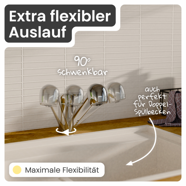 Küchenarmatur Elena | 2 Strahlarten & Ausziehbar | instmaier