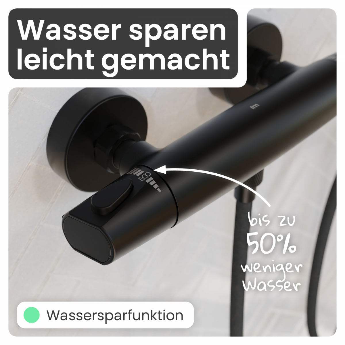 Duscharmatur Beatrice | Thermostat & Verbrühschutz | instmaier