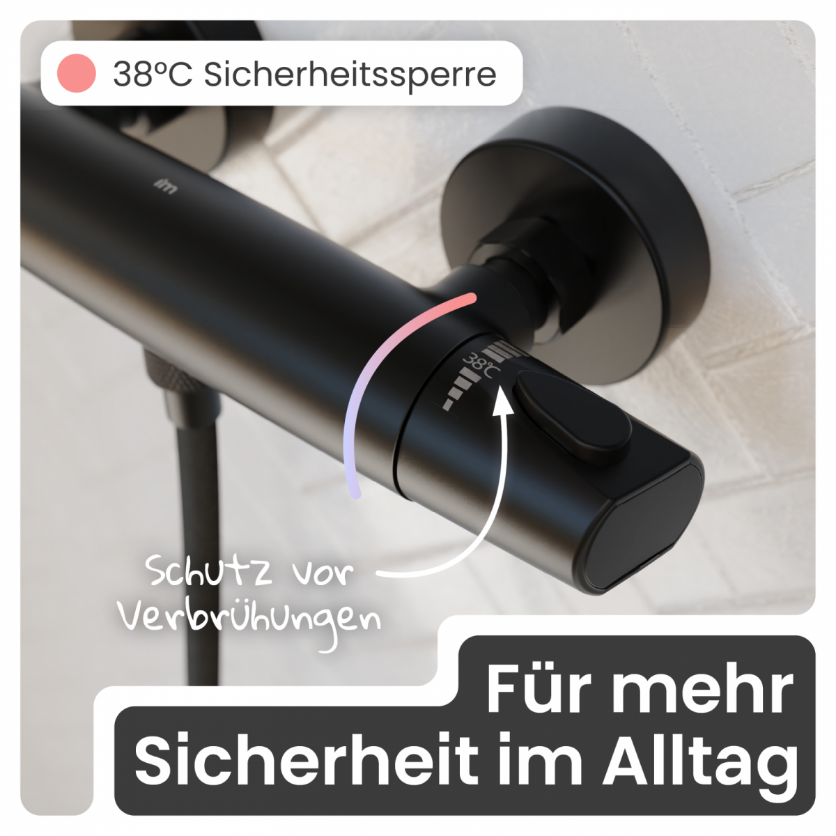 Duscharmatur Beatrice | Thermostat & Verbrühschutz | instmaier