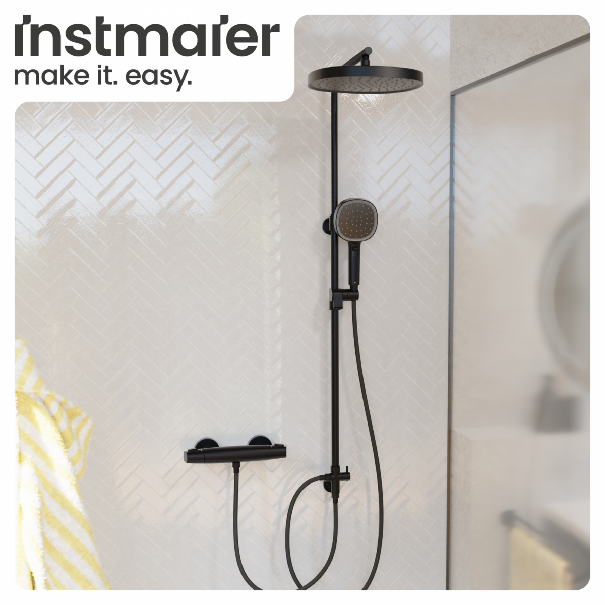 Duscharmatur Beatrice | Thermostat & Verbrühschutz | instmaier