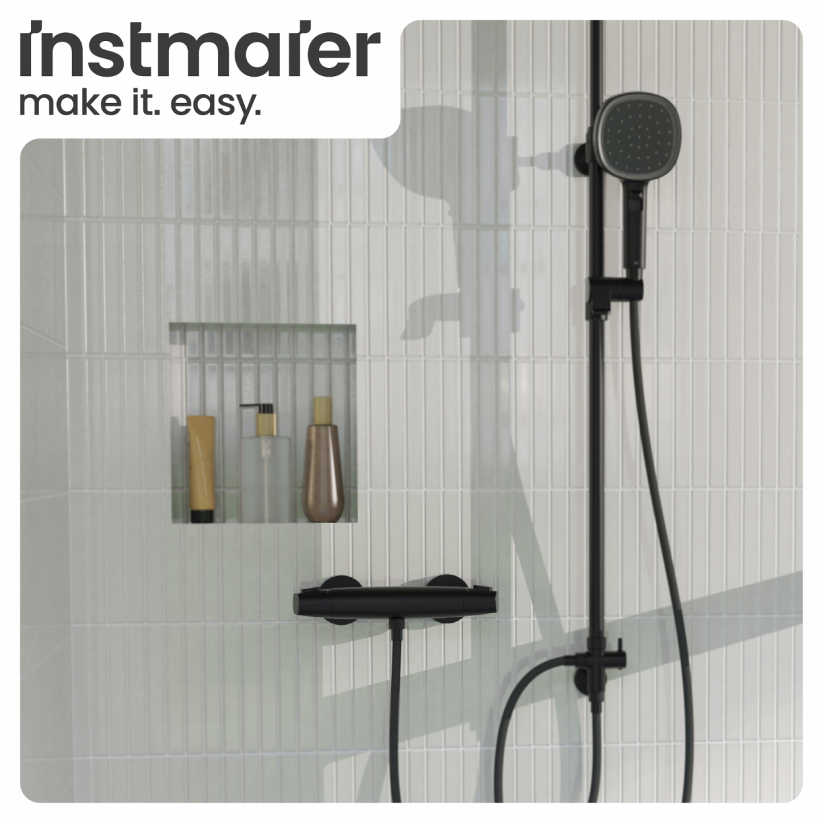 Duscharmatur Beatrice | Thermostat & Verbrühschutz | instmaier