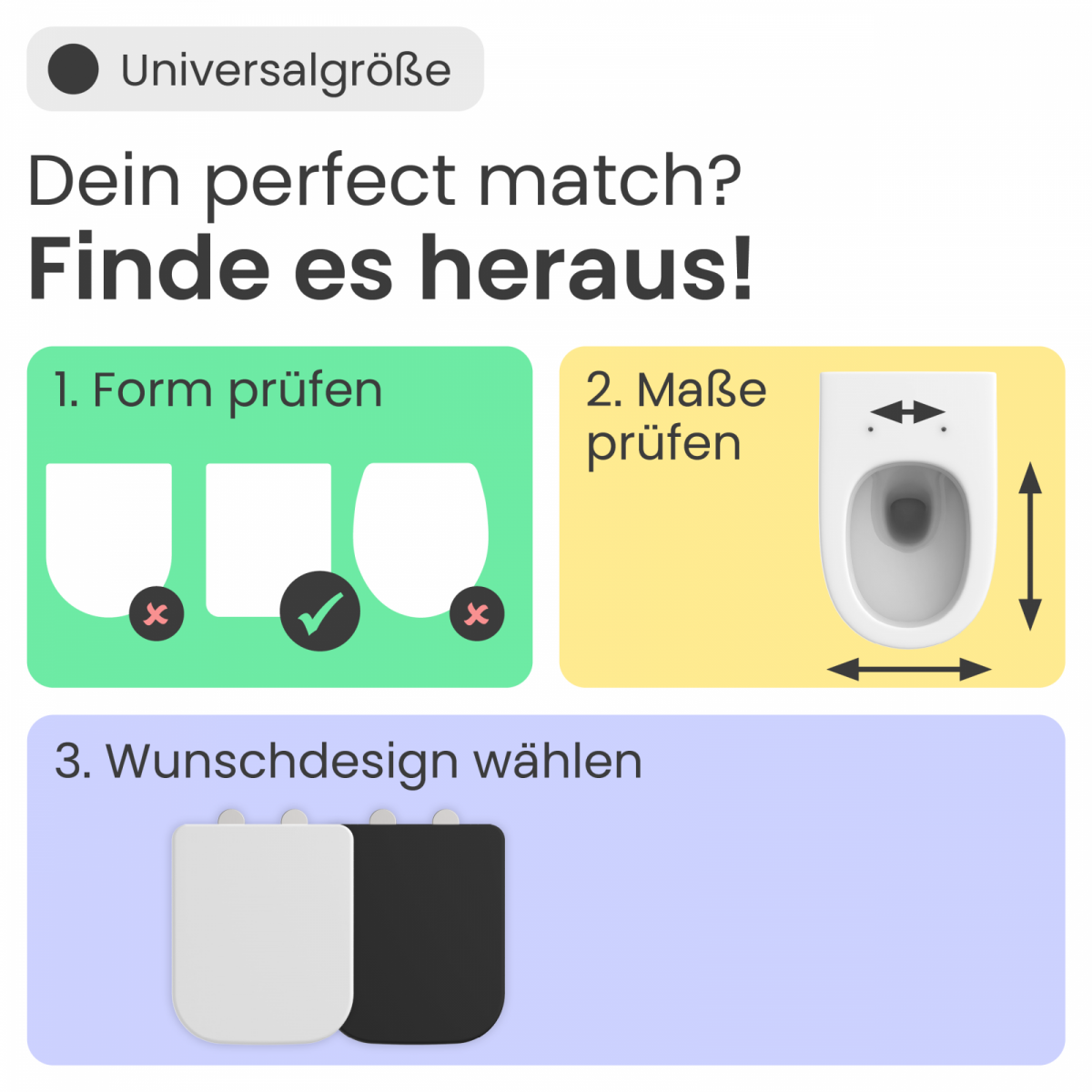 WC-Sitz Helma | Absenkautomatik & Schnellverschluss | instmaier