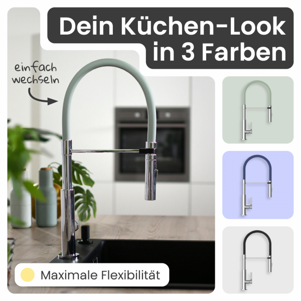 Küchenarmatur Nova | 2 Strahlarten & 360° schwenkbar | instmaier