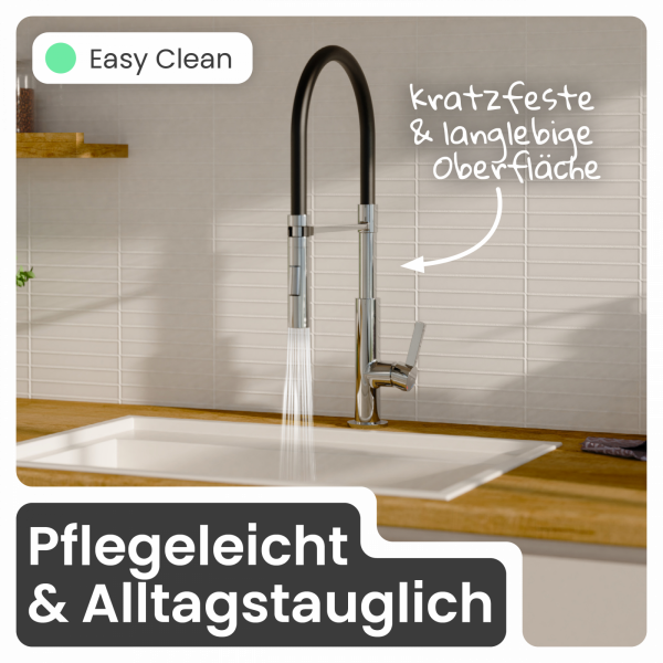 Küchenarmatur Nova | 2 Strahlarten & 360° schwenkbar | instmaier