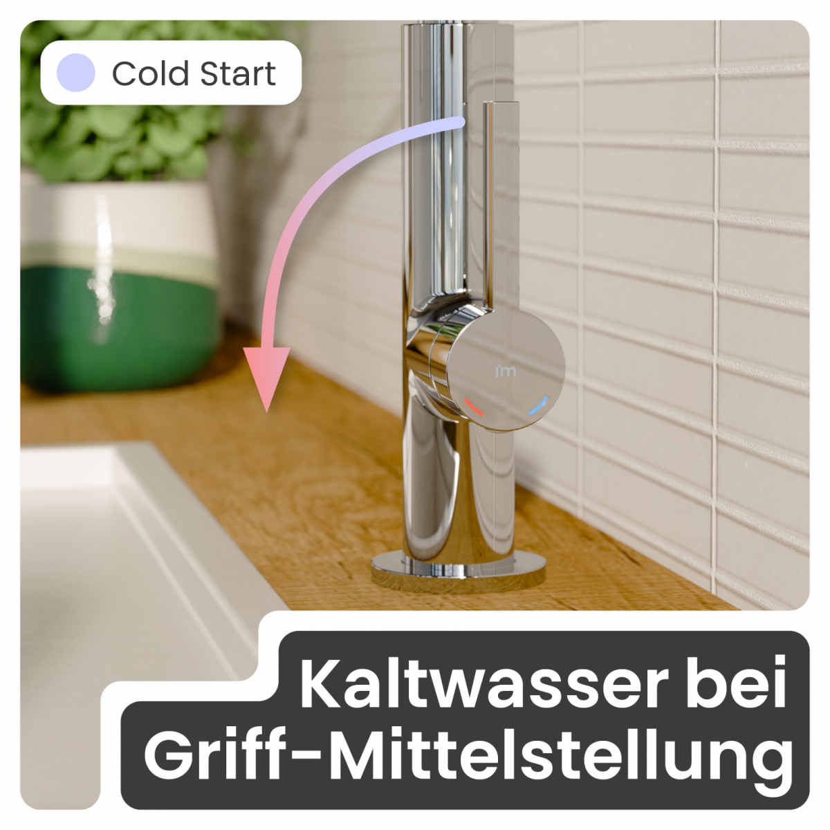 Küchenarmatur Nova | 2 Strahlarten & 360° schwenkbar | instmaier