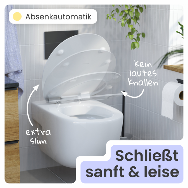 WC-Sitz Alma Slim | inkl. Absenkautomatik | instmaier
