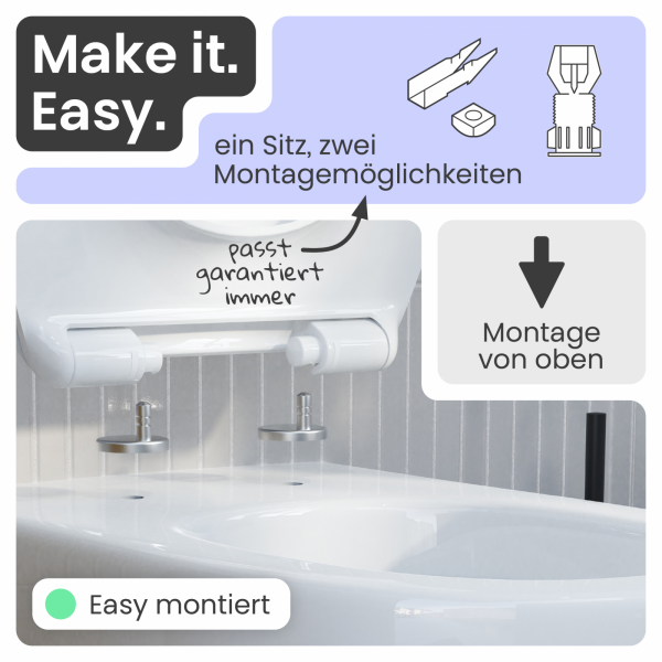 WC-Sitz Alma Slim | inkl. Absenkautomatik | instmaier