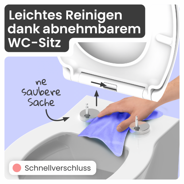 WC-Sitz Helma | Absenkautomatik & Schnellverschluss | instmaier