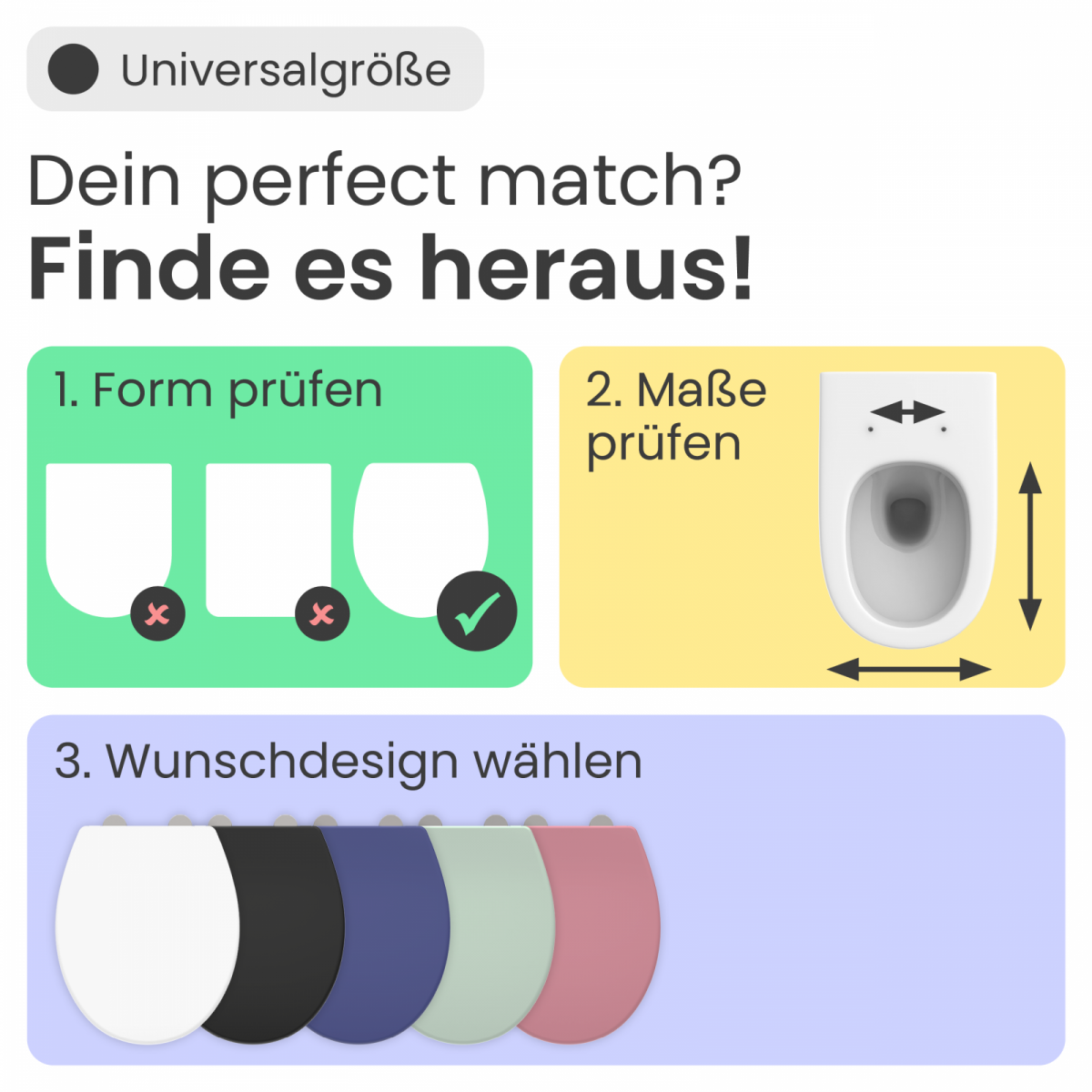 WC-Sitz Helma | Absenkautomatik & Schnellverschluss | instmaier