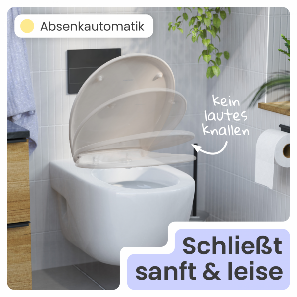 WC-Sitz Alma | Absenkautomatik & Schnellverschluss | instmaier