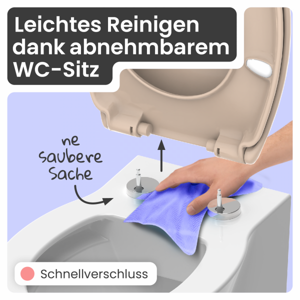 WC-Sitz Alma | Absenkautomatik & Schnellverschluss | instmaier