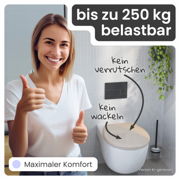 WC-Sitz Alma | Absenkautomatik & Schnellverschluss | instmaier