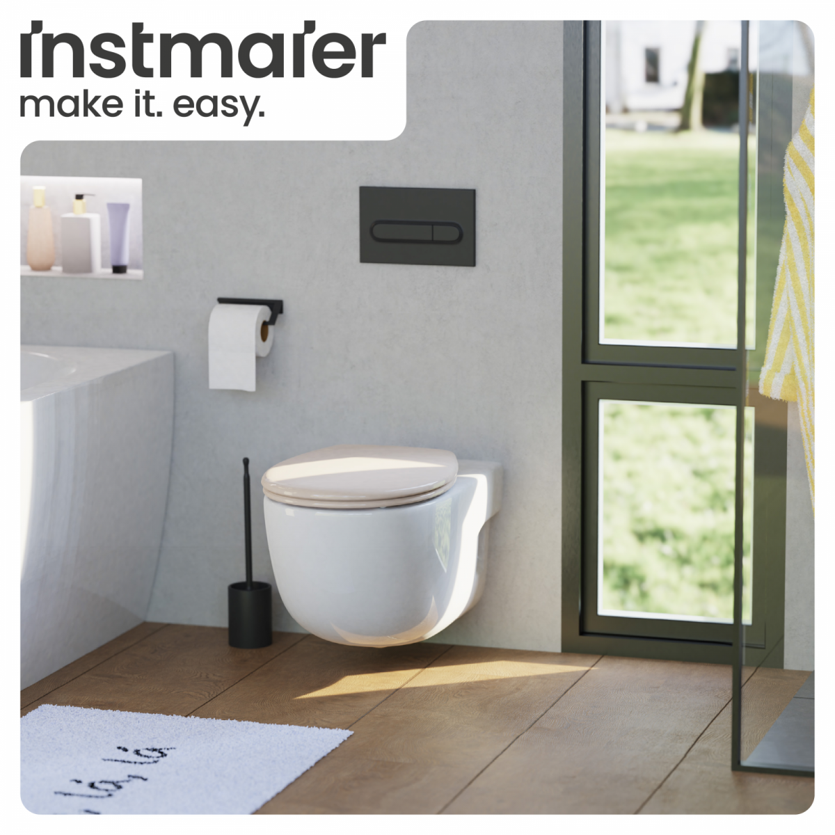 WC-Sitz Alma | Absenkautomatik & Schnellverschluss | instmaier