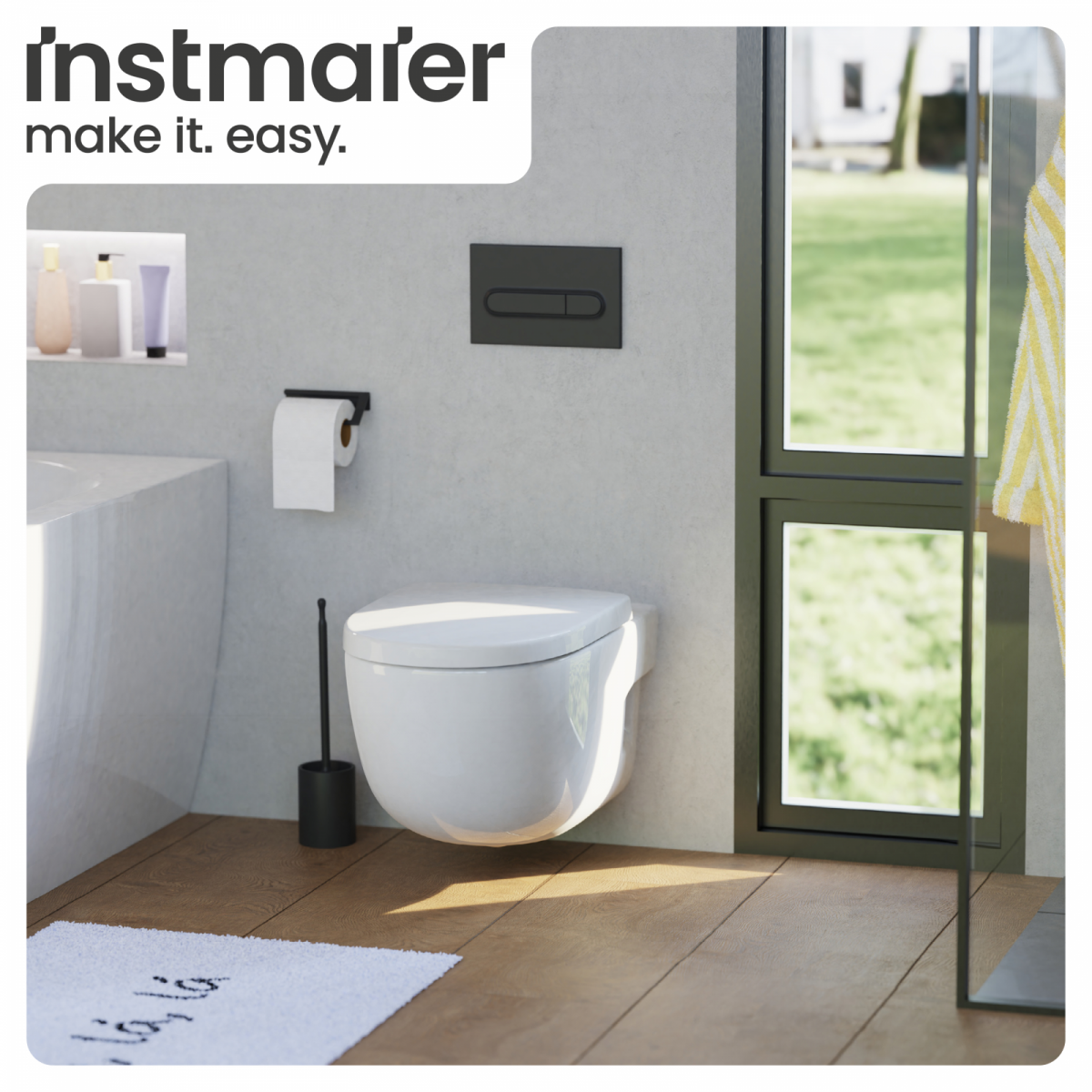 WC-Sitz Alma | Absenkautomatik & Schnellverschluss | instmaier