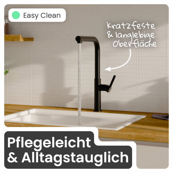 Küchenarmatur Cassia | Ausziehbar & 360° schwenkbar | instmaier