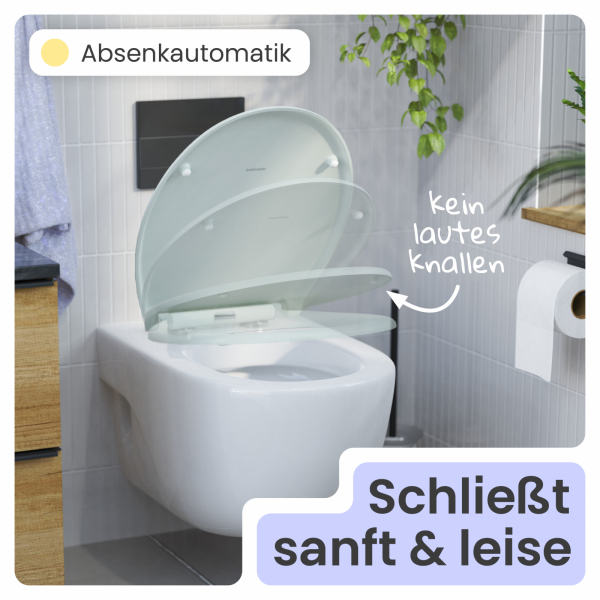 WC-Sitz Helma | Absenkautomatik & Schnellverschluss | instmaier