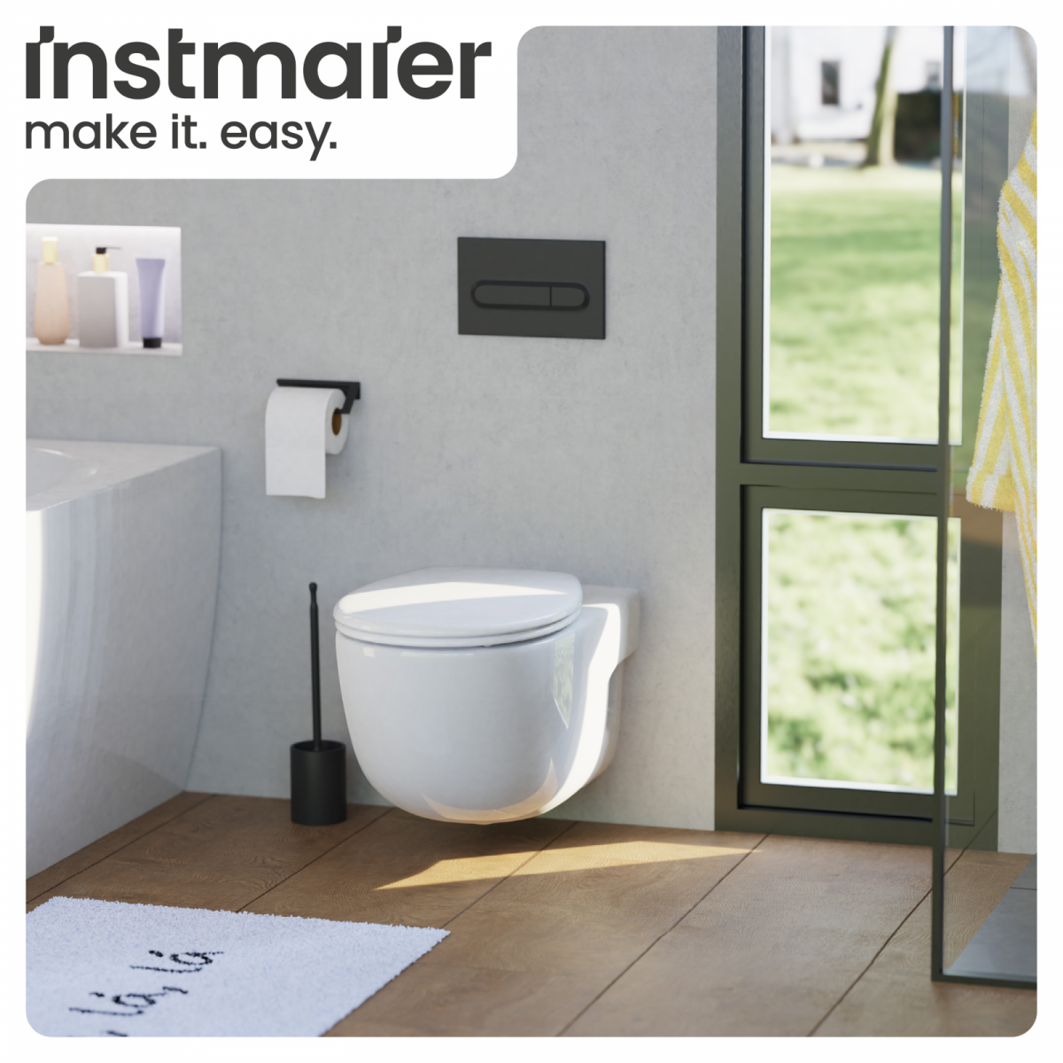 WC-Sitz Alma | Absenkautomatik & Schnellverschluss | instmaier