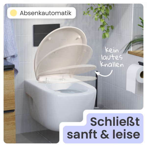 WC-Sitz Alma | Absenkautomatik & Schnellverschluss | instmaier