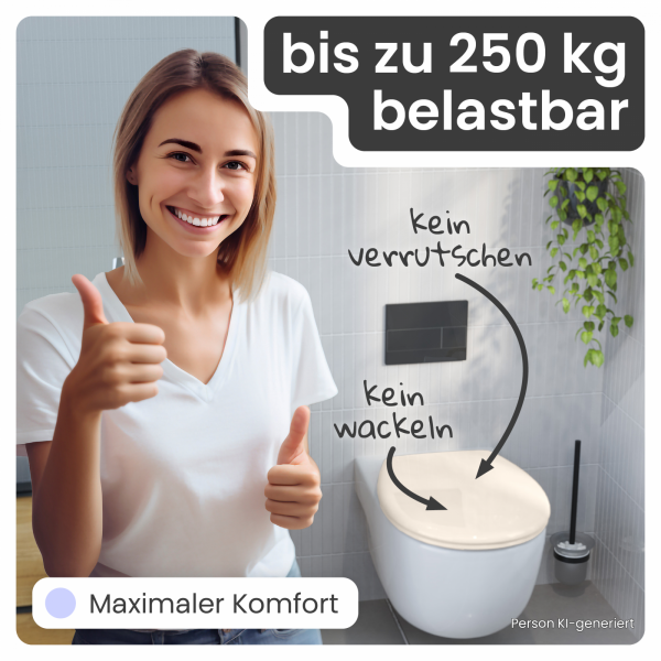 WC-Sitz Alma | Absenkautomatik & Schnellverschluss | instmaier