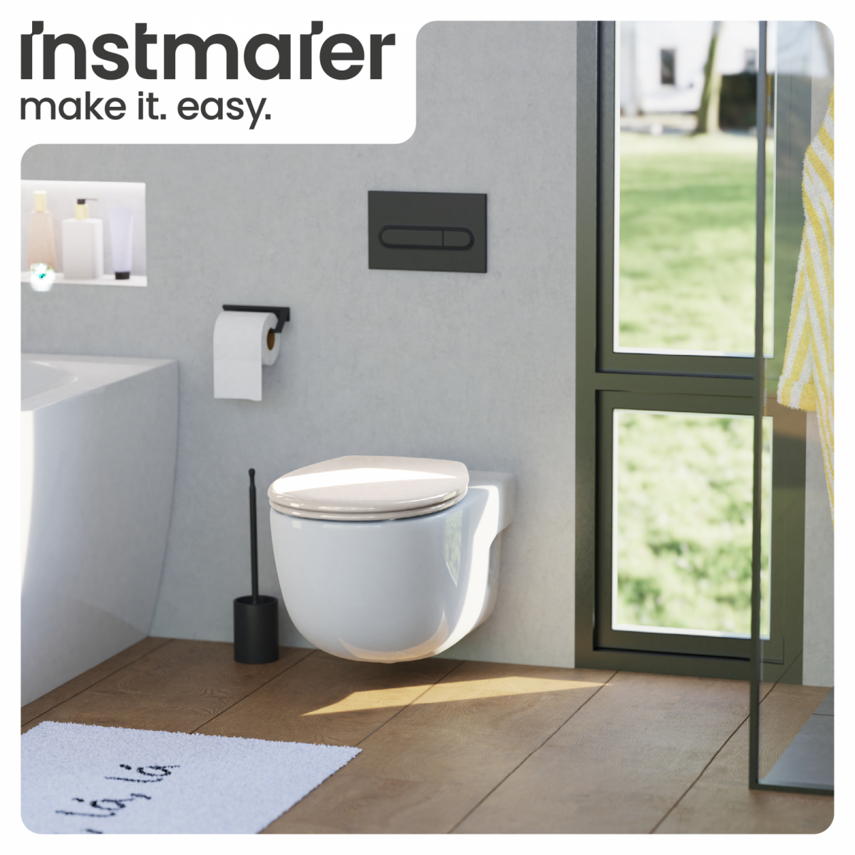 WC-Sitz Alma | Absenkautomatik & Schnellverschluss | instmaier
