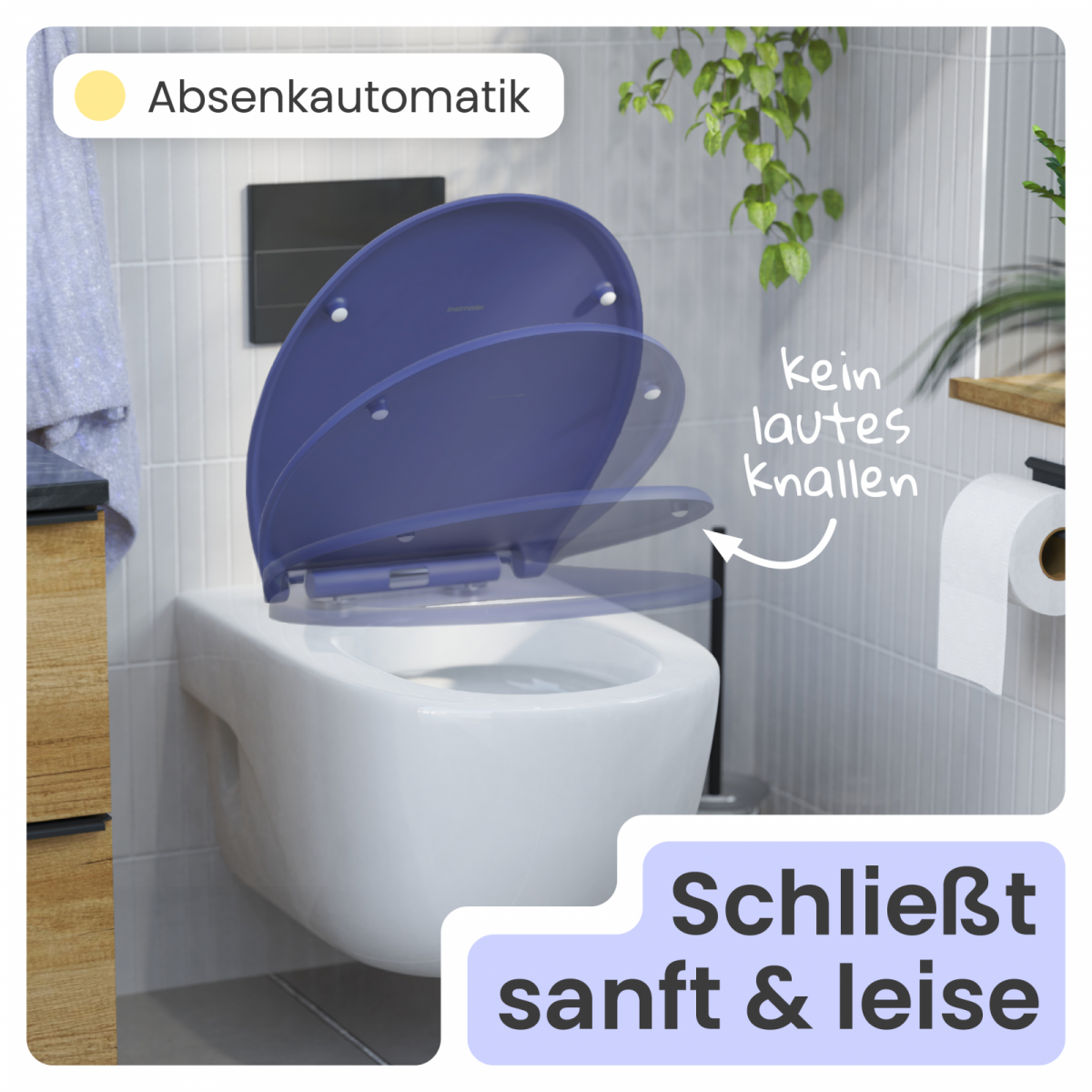 WC-Sitz Helma | Absenkautomatik & Schnellverschluss | instmaier