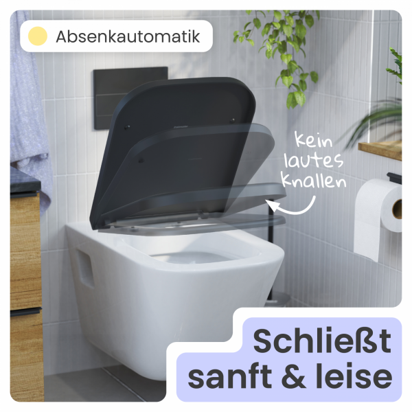 WC-Sitz Helma | Absenkautomatik & Schnellverschluss | instmaier